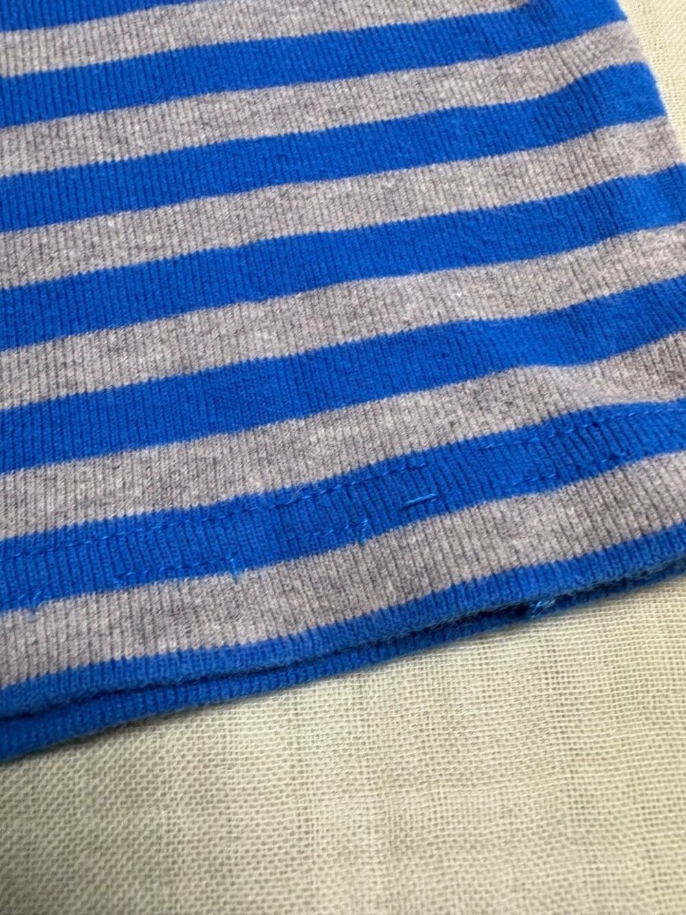 Mini Boden Blue & Gray Striped Short Sleeve Pajama Set 9Y - Picture 8 of 8